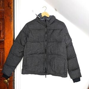 allbirds Women's Natural Charcoal Merino Wool Blend Puffer Jacket NEW Size M